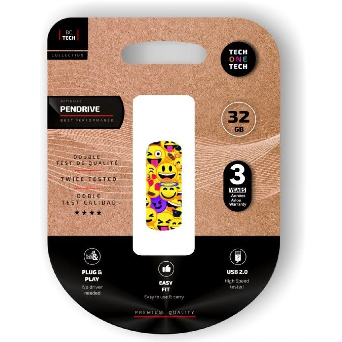 USB flash disk Tech One Tech Emoji collage 32 GB